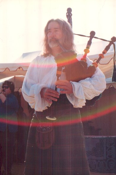 Bagpipes at the Louisiana Renaissance Festival, 1999